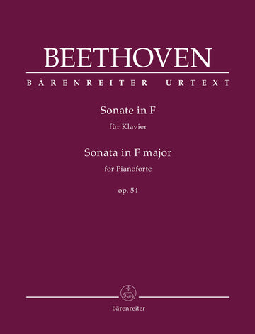 Beethoven L.V. - Sonata In F Major Op.54 - Piano