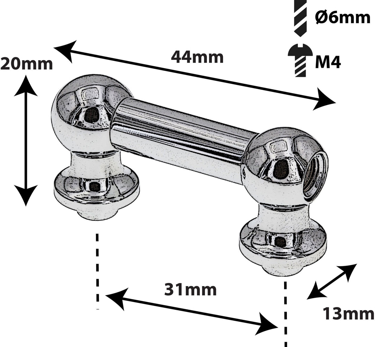 Tl12S31 Coquille Tube 31mm Mono Tirant X1