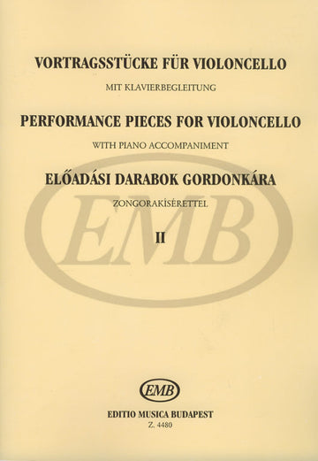 PERFORMANCE PIECES V2 - VIOLONCELLE ET PIANO