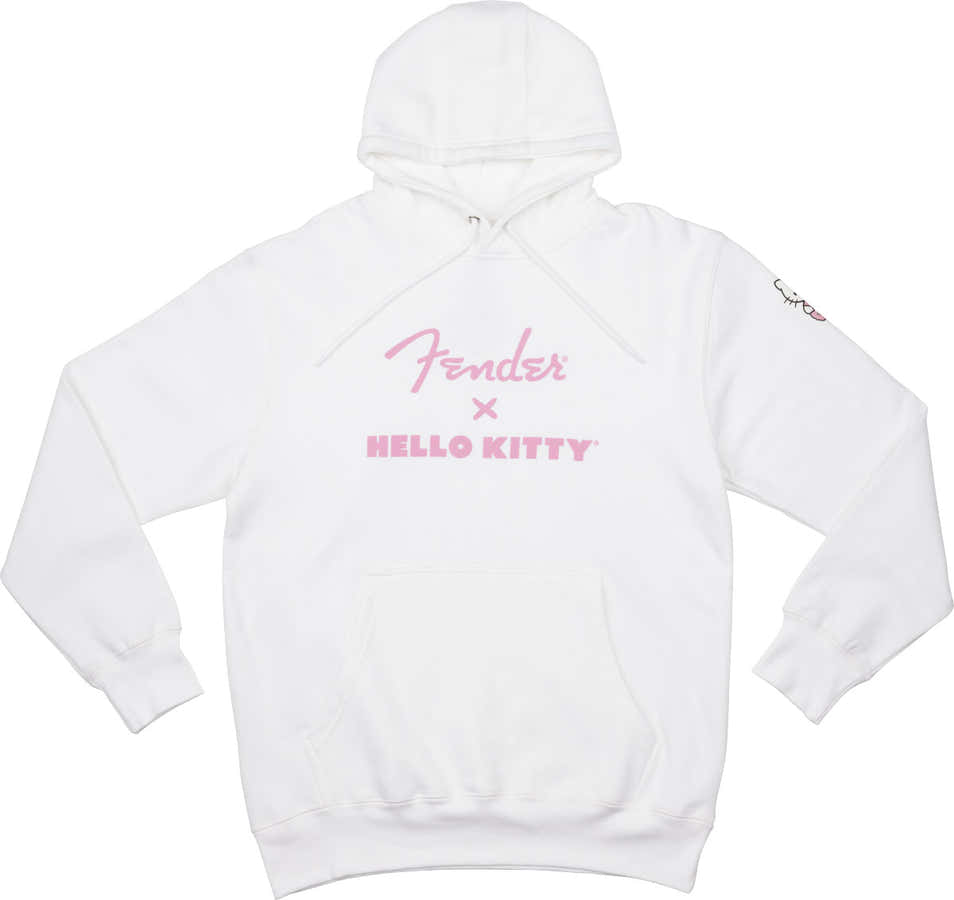 "S" Hello Kitty Sl Logo Hoodie,Wt