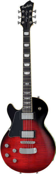 Hagstrom Super Swede Crimson Flame Linkshandig
