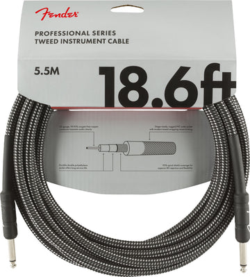 5,5m Professional Instrument Cable Gray Tweed