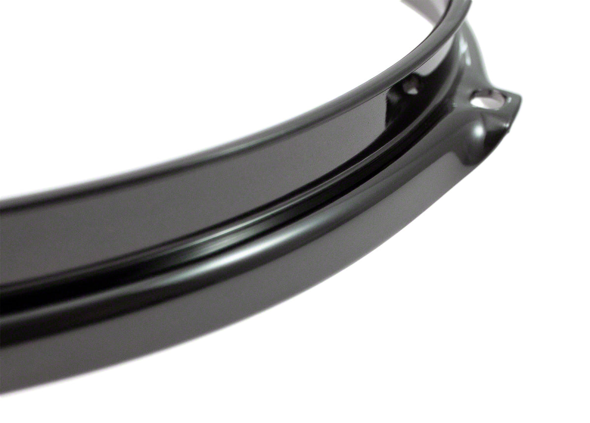 H23-14-12BK - 14" 12 HOLES BLACK 2.3MM SUPER TRIPLE FLANGE DRUM HOOP
