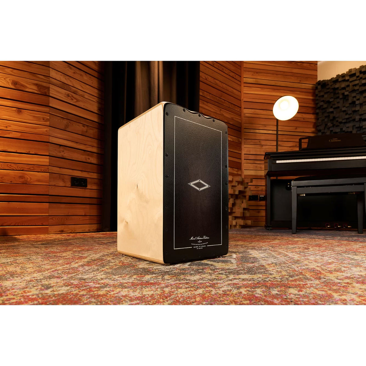 Aesleyb Artisan Edition Cajon Sole Line Ebony Burst