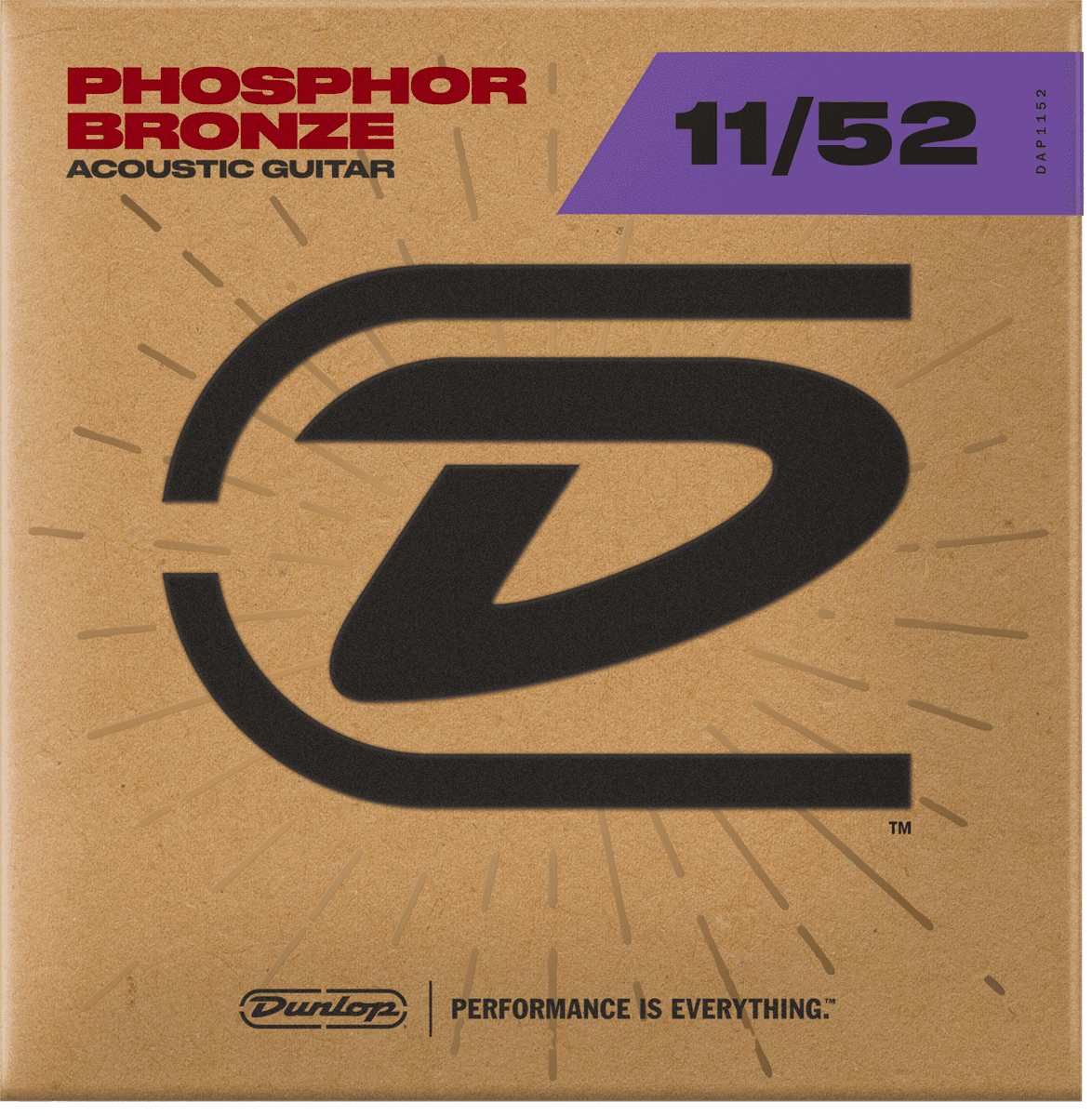 DAP1152 Phosphor Bronze Medium Light 11-52
