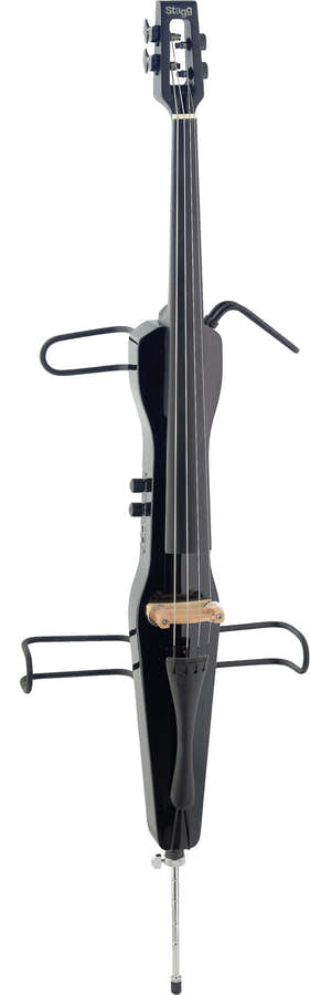 ECL 4/4 BK CELLO+CARRING BAG/BOW BLK