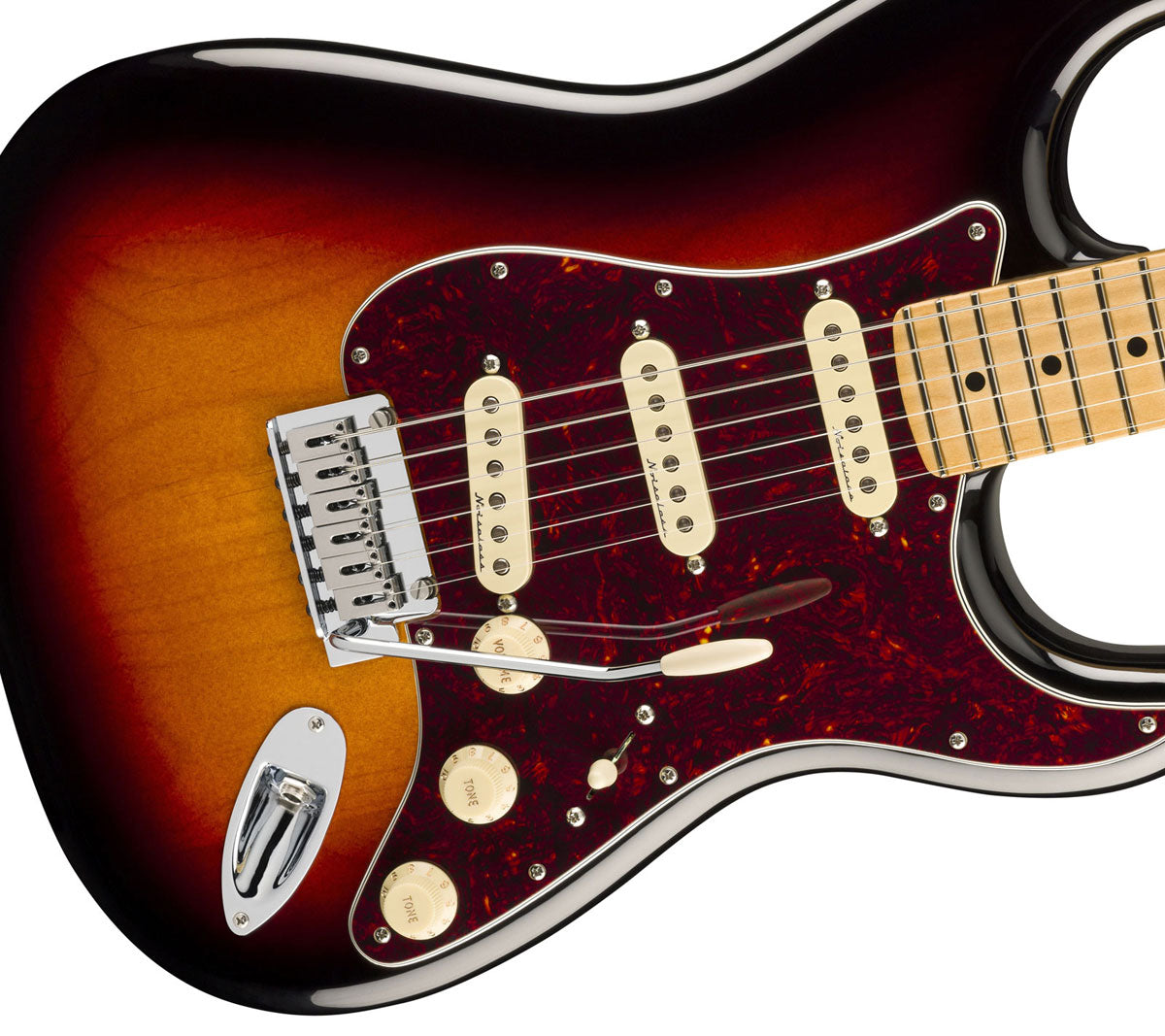 Stratocaster Player II Modified MN Sunburst met 3 tinten