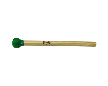 C-BS08G Mailloche De Surdo Verte Bois Petite Tête 35Cm
