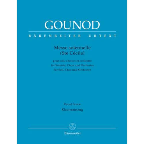 GOUNOD CHARLES - MESSE SOLENNELLE (SAINTE CECILE) - VOCAL SCORE