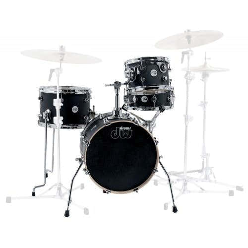 Design Mini Pro Be Bop - Black Satin 16/10/16/12