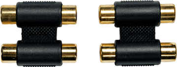 Adaptateur RCA Fem. 2 RCA Fem. - Lot de 2