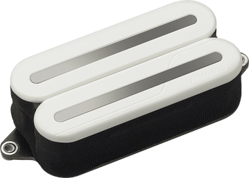 Fluence Modern Opencore, 6 Cordes, 3 Voix, AlNiCo, Blanc, Rail Nickel Noir
