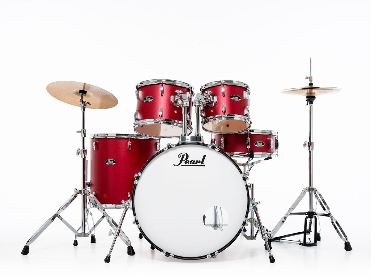 RSS525SCC-747 - Roadshow 5F rock 22" + Sabian Solar 2 cymbales Matte Red