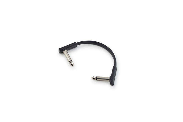 Flat Patch Cable Black 10cm