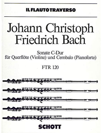 Bach - Sonata C Major - Flute (violon) et Obligatouyes Clavecin (piano)