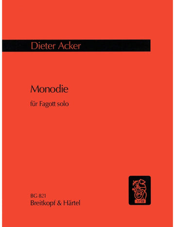 Acker - Monodie