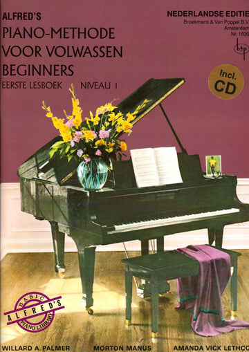 Alfred's Pianomethode Volwassen Beginners Niveau 1 - Version Neerlandais