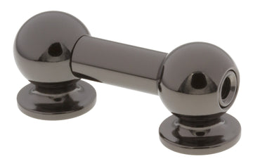 TL13D38-Bk Coquille Tube 38mm Noir Double Tirant X1