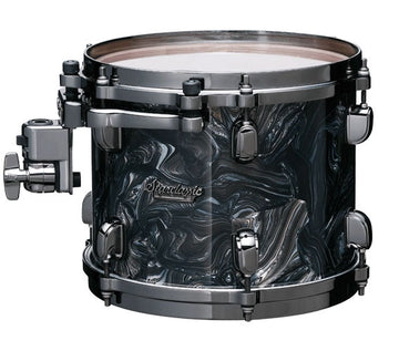 Starclassic Esdoorn 13X9 tom, zwart nikkelbeslag, Charcoal-werveling MRT1309BN-CCL