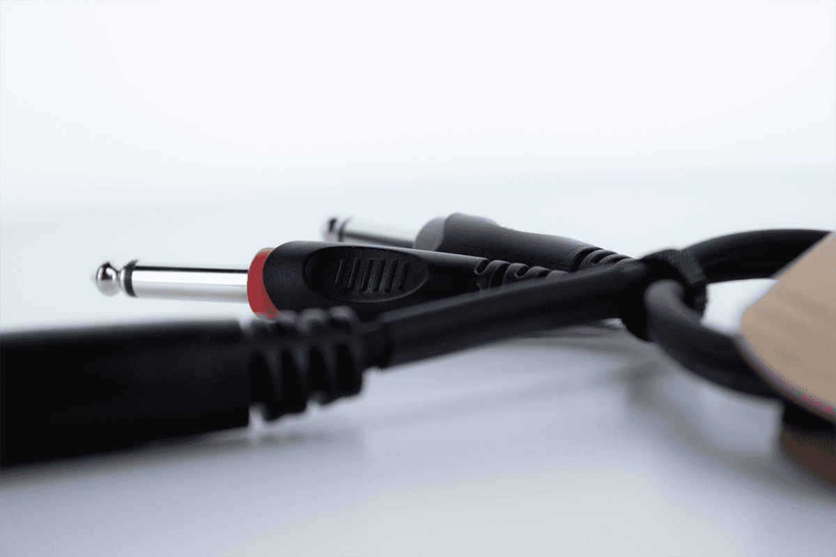 Kabel Y Splitter Stereo-Jack Vrouwelijk / 2 Mono-Jacks Mannelijk 30 cm