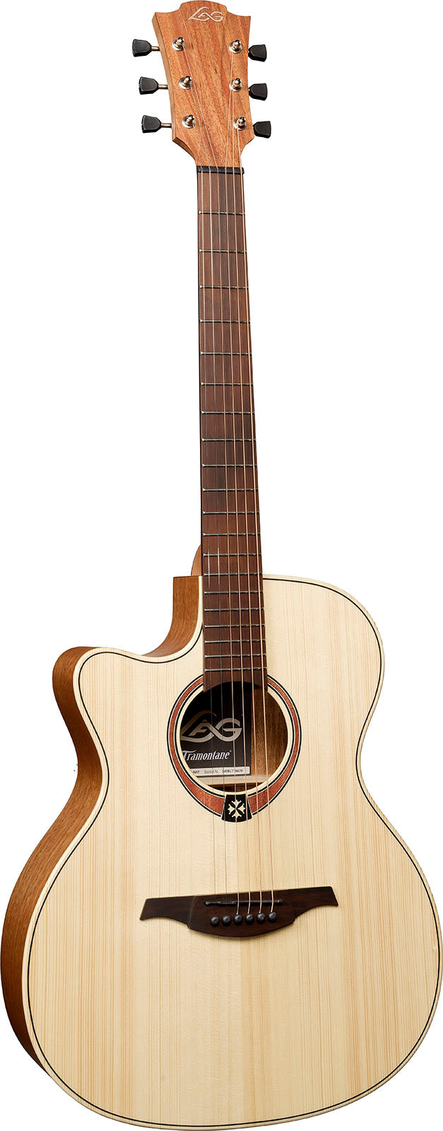 TL70ACE-NAT TRAMONTANE AUDITORIUM LINKSHANDIG CUTAWAY ELEKTRO NATUUR