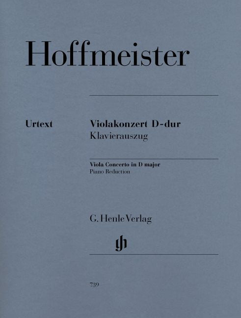 Hoffmeister F.a. - Viola Concerto D Major