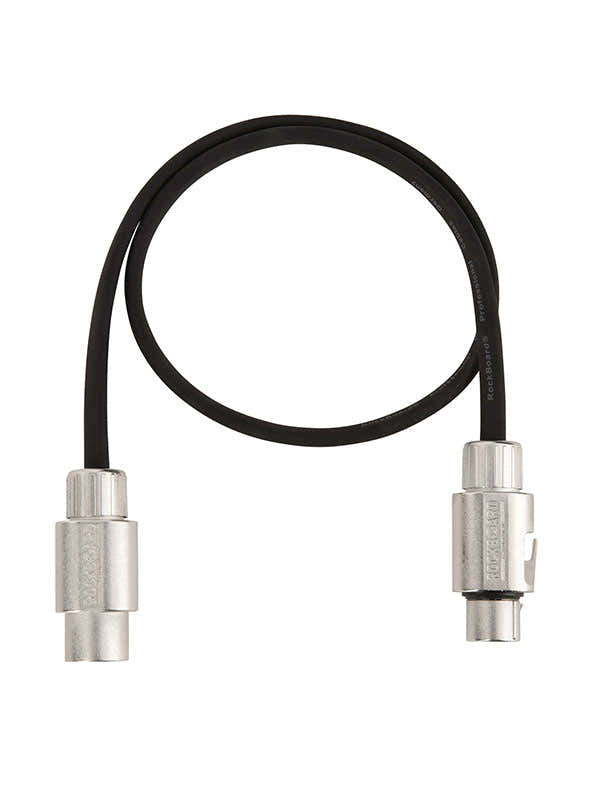 PATCH CABLE XLR - 60 CM - BLACK