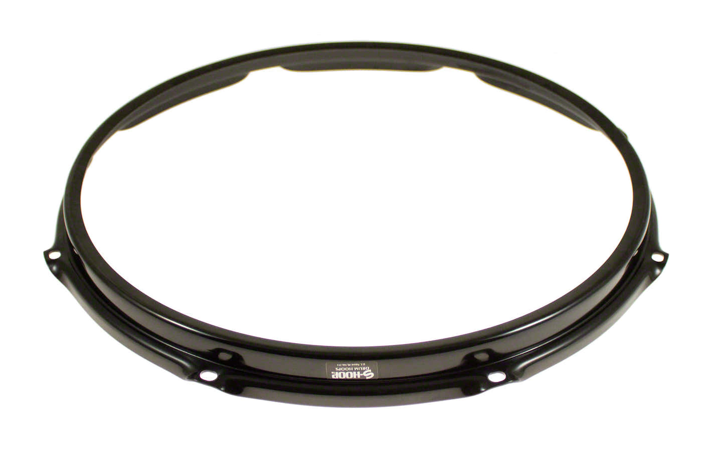 SH138B-BLK Spanring 13" 8 Spanbouten Resonante snaredrum - Zwart