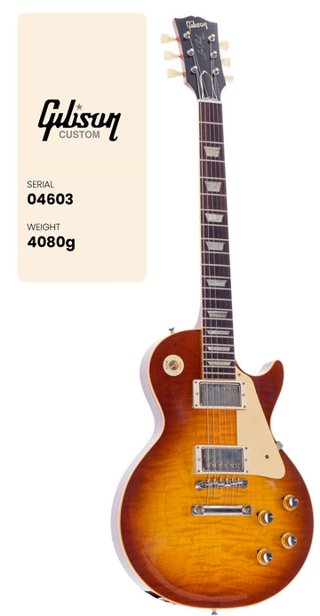 Les Paul Standard 1960 Reissue Vos Iced Tea Burst Cs Hrc - STOCK B