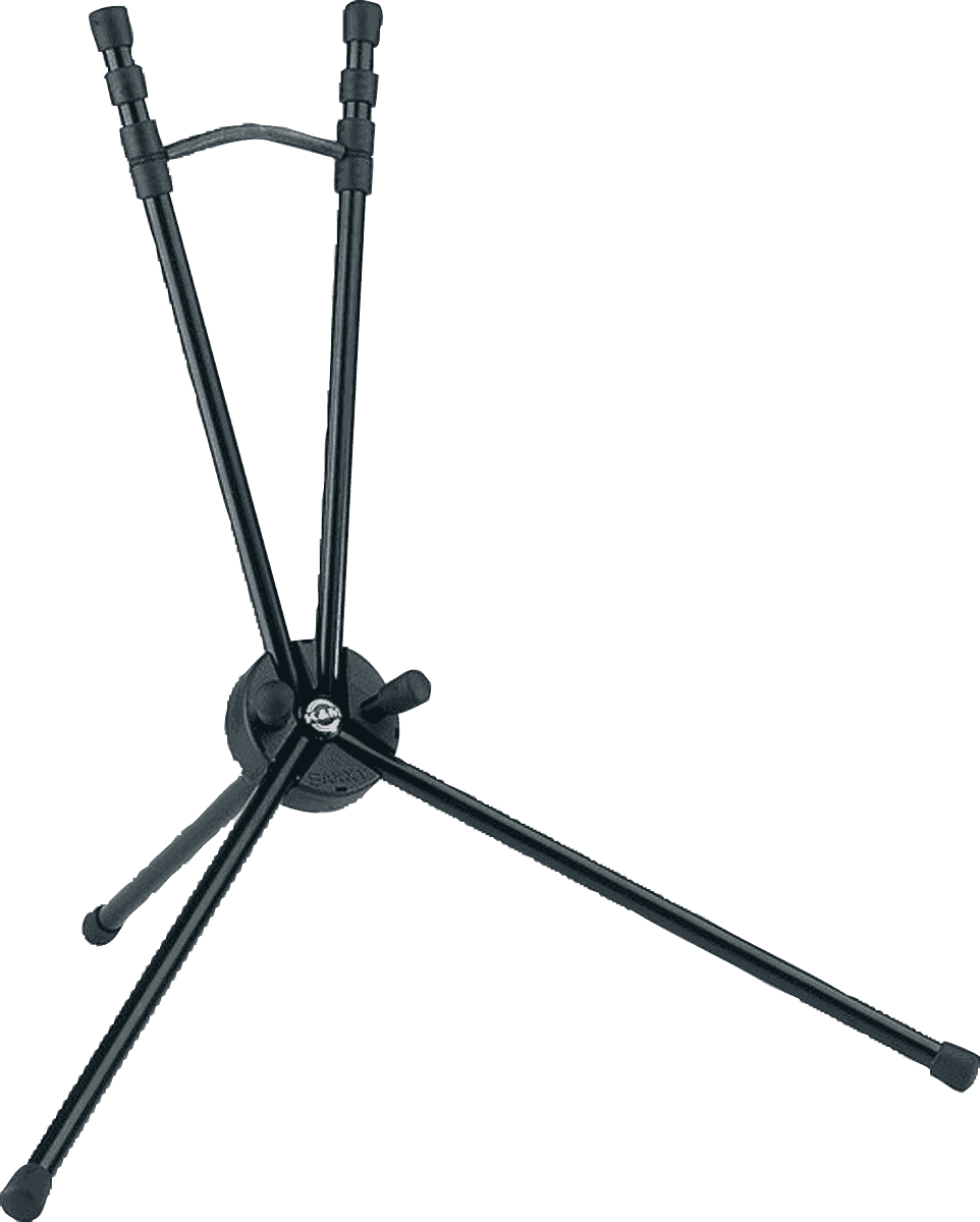 K&M 14350-000-55 Stand Saxxy Noir Pour Saxophone Ténor