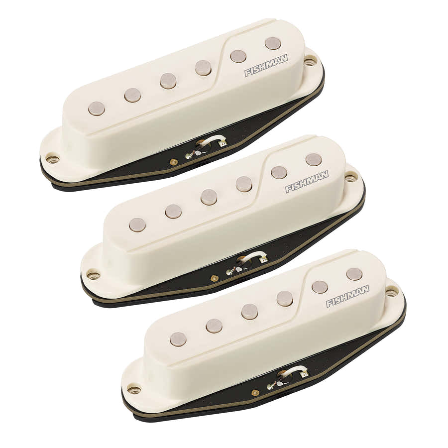 Set 3 Fluence Signature Greg Koch Strat blanc
