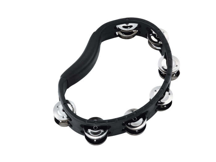 HTMT1BK - Tambourin Abs DEMI-lune Noir