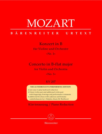Moz W.A. - Concerto N°1 En Sib Majeur Kv 27 - Violon Piano
