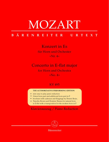 Moz W.A. - Concerto N°4 En Mib Majeur Kv 495 - Cor Piano