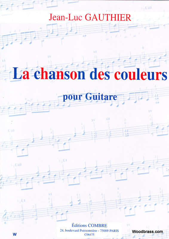 Gauthier JEAN-luc - Het lied van de kleuren - Gitaar