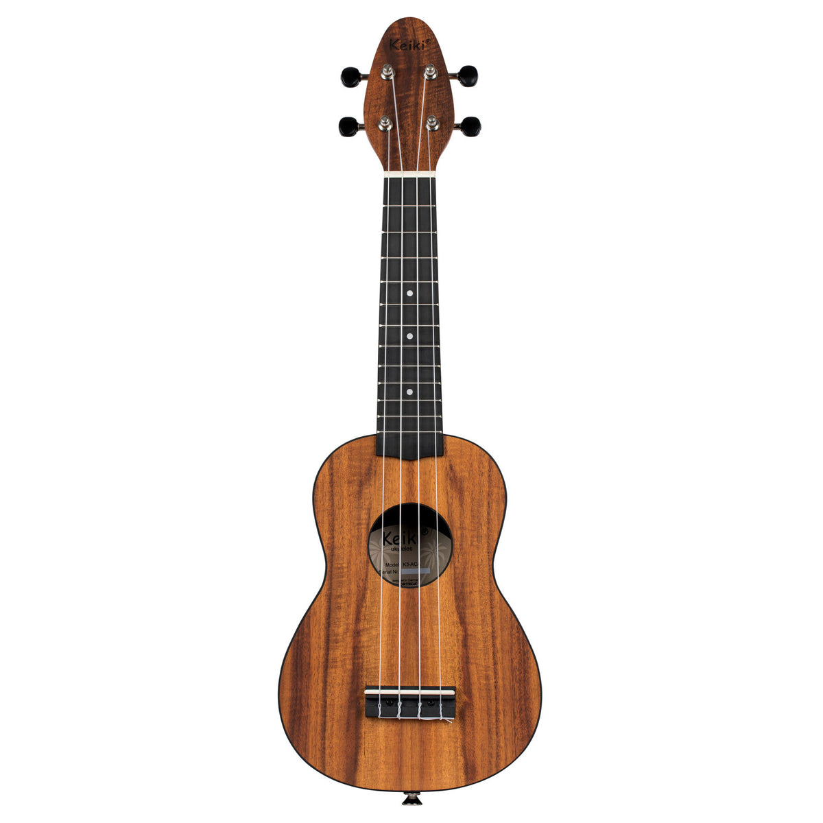 Keiki-sopraanukelele van acacia