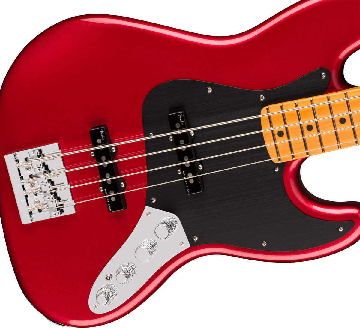 Jazz Bass American Ultra II MN Sinister Red