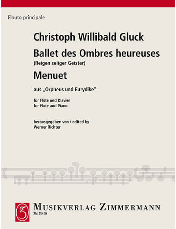 Gluck - Ronde Des Esprits Bienheureux - Flute et Piano