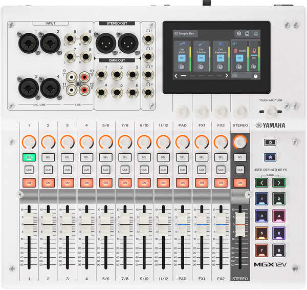 Yamaha MGX12V - Blanc