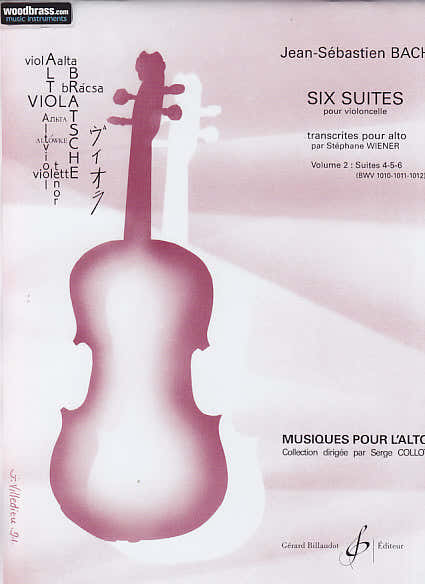 J.S. - Six Suites Pour Alto Vol.2 Suites 4,5,6