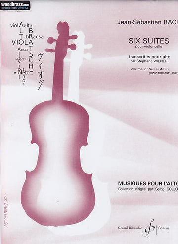 J.S. - Six Suites Pour Alto Vol.2 Suites 4,5,6