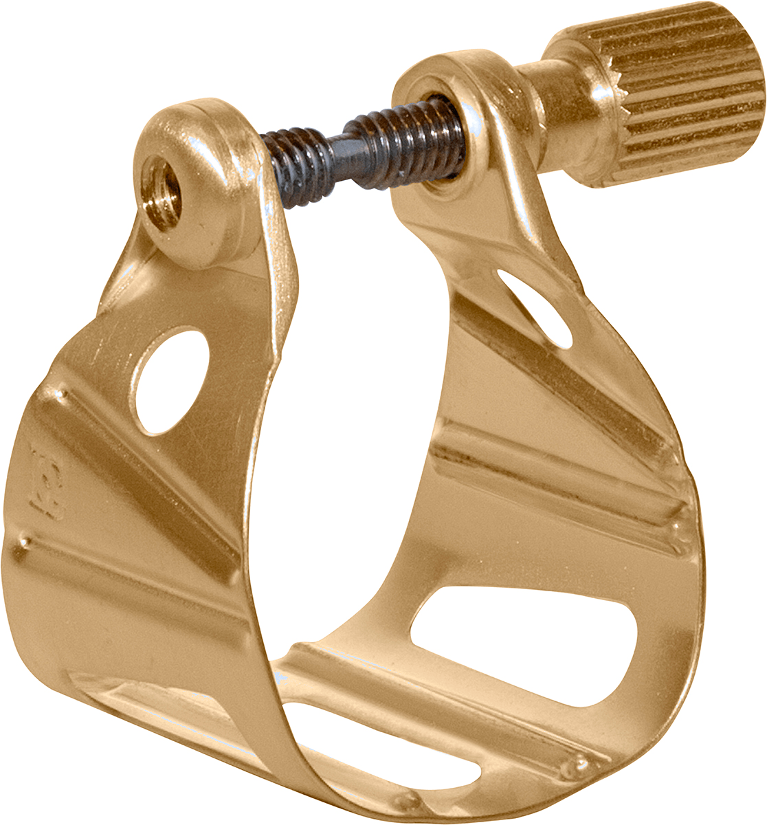 Ligature Jazz Plaquée Or - Saxo Alto/ténor Bec Métal