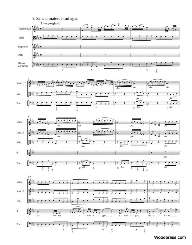 Pergolese G.B. - Stabat Mater - Score