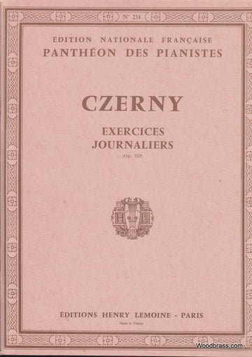 Czerny - Exerc. Journaliers (40) Op.337 - Piano