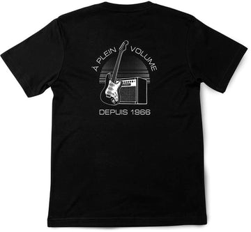 T-shirt Noir Logo Classic Blanc XL