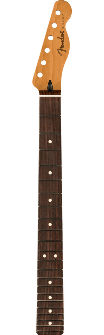 Satin Roasted Maple Tele Neck 22 Jumbo Frets 12 Rosewood Flat Oval Shape