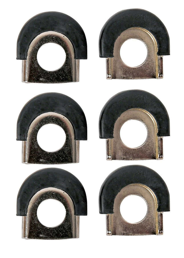 Shell Protectors Conga 3-8"trou Chrome [6 Pces]