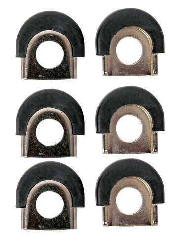 Shell Protectors Conga 3-8"trou Chrome [6 Pces]