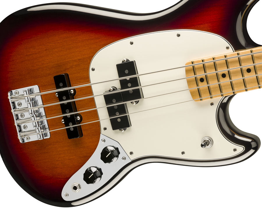 Mustang Bass PJ Player II MN 3-kleurige Sunburst