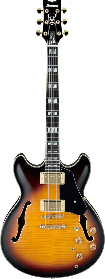 JSM10-VYS Vintage gele Sunburst Signatuur van John Scofield